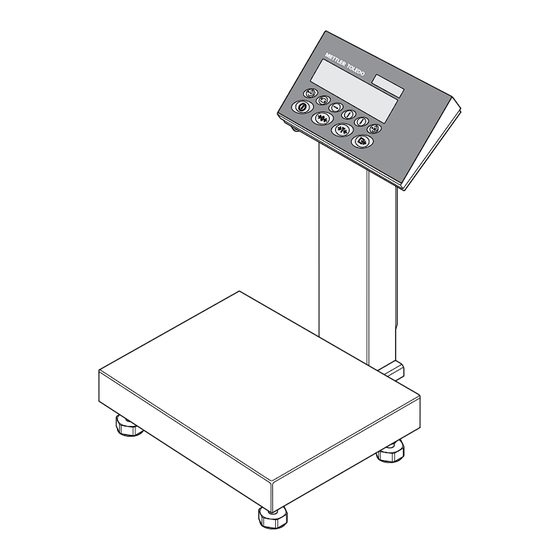 Mettler Toledo IND439check Mode D'emploi