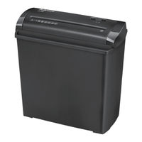 Fellowes Powershred P-25S Manuel D'instructions