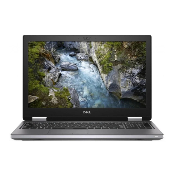 Dell Precision 7540 Guide De Maintenance