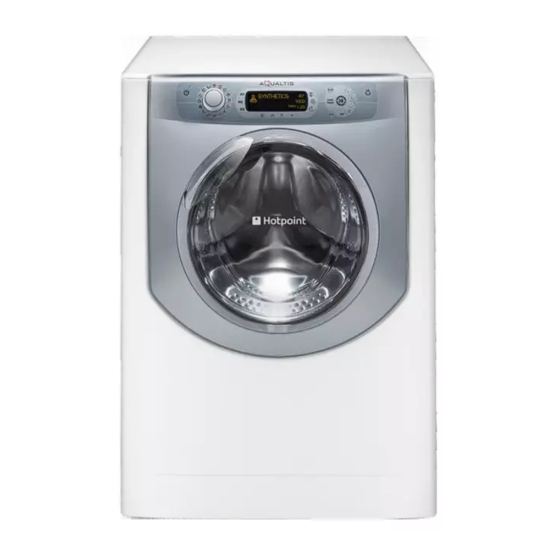 Hotpoint Ariston AQUALTIS AQM8D 69 U Mode D'emploi