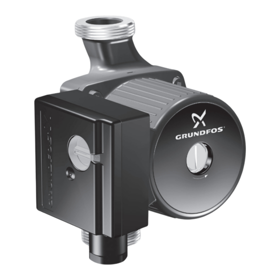 Grundfos UP Mode D'emploi