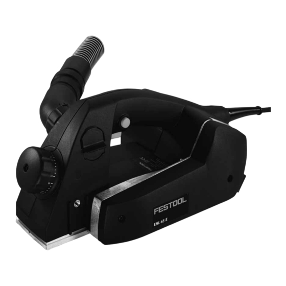 Festool EHL 65 E Mode D'emploi