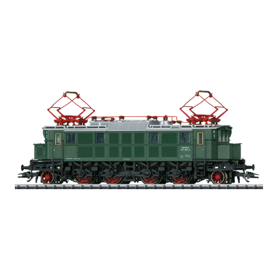 marklin H0 BR 117 Manuel D'instructions