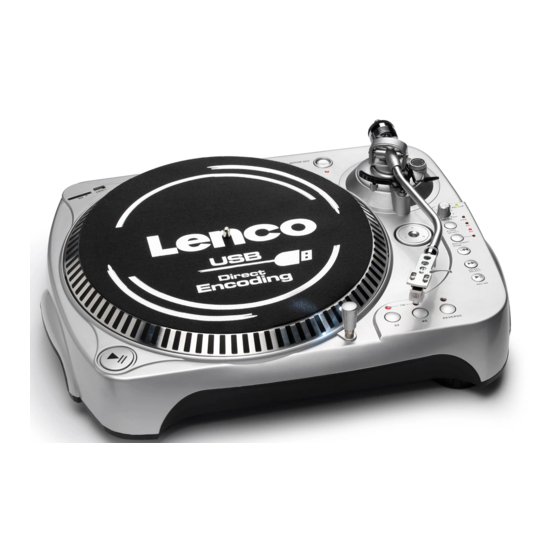 LENCO L-81 USB Manuel D'utilisation