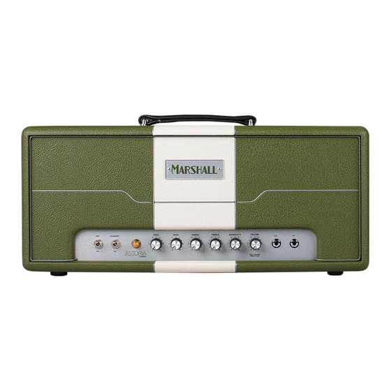 Marshall ASTORIA CLASSIC Manuel Du Propriétaire