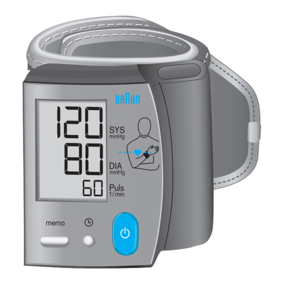 Braun VitalScan Plus BP 1750 Mode D'emploi