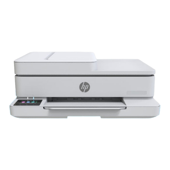 HP Envy 6100e Serie Guide De Mise En Route Rapide