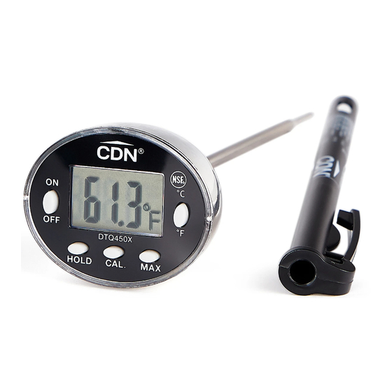 CDN DTQ450X Mode D'emploi