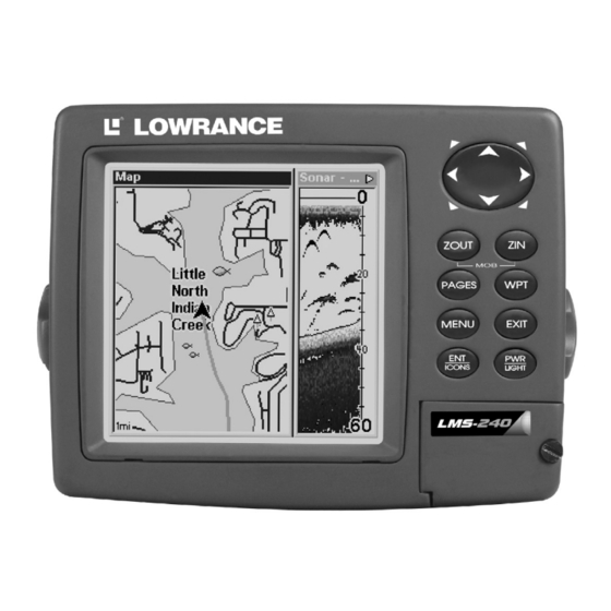 Lowrance GLOBALMAP 2400 Manuels