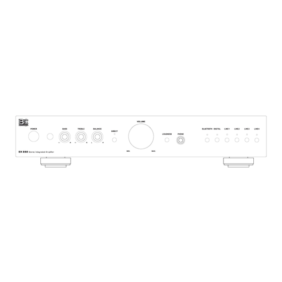 BC Acoustique EX222 Mode D'emploi