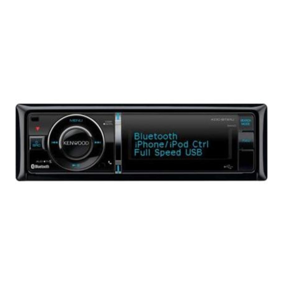 Kenwood KDC-BT61U Mode D'emploi