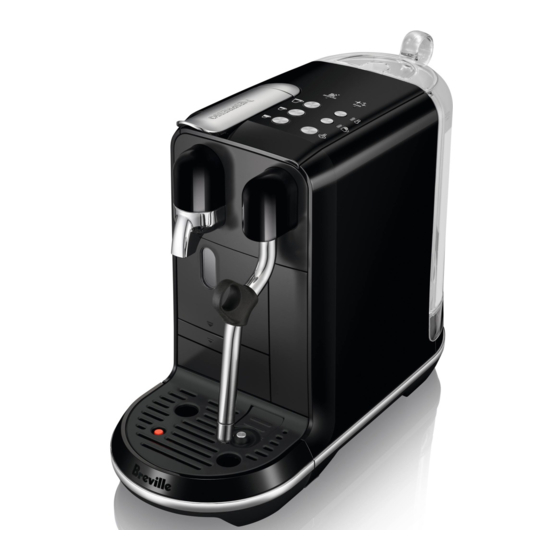 Breville Nespresso CREATISTA Uno Mode D'emploi