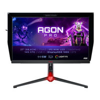 AOC Agon Pro AG274QXM Manuel D'utilisation