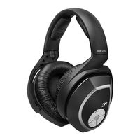 Sennheiser RS 165 Notice D'emploi