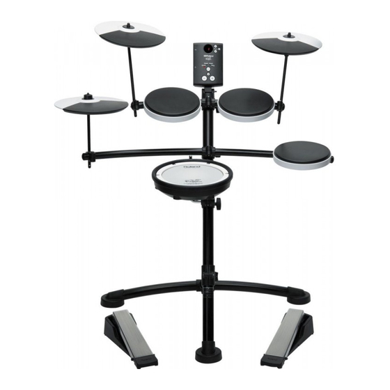 V-Drums Roland TD-1KV Mode D'emploi