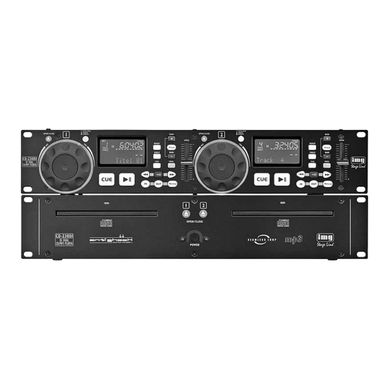 IMG STAGELINE CD-230DJ Mode D'emploi