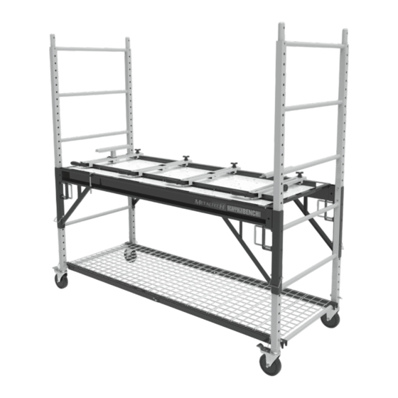 MetalTech SCAFFOLD BENCH SYSTEM 6' BAKER 4 EN 1 Consignes De Securite Et Instructions De Montage