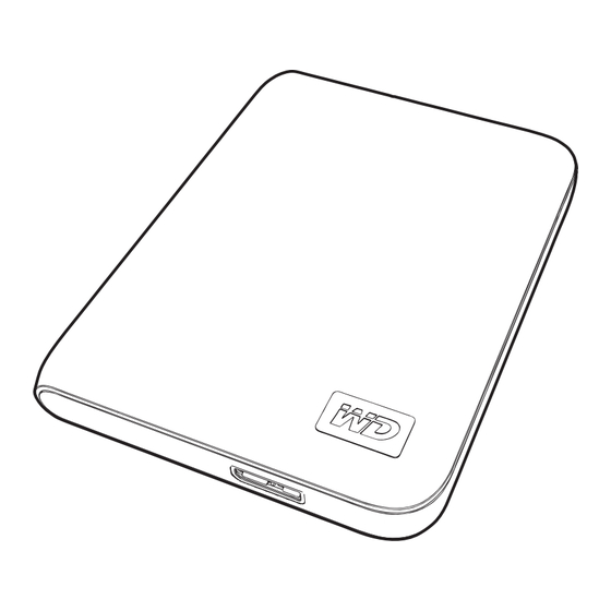 Western Digital My Passport Essential Manuel D'utilisation