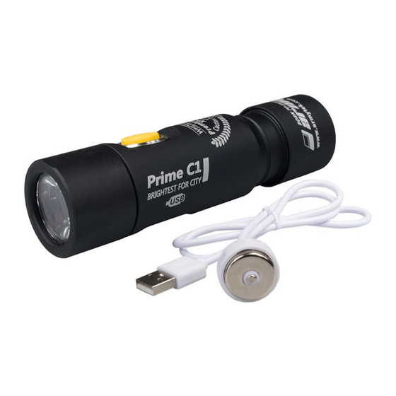 Armytek Prime C1 Magnet USB Manuel D'utilisateur