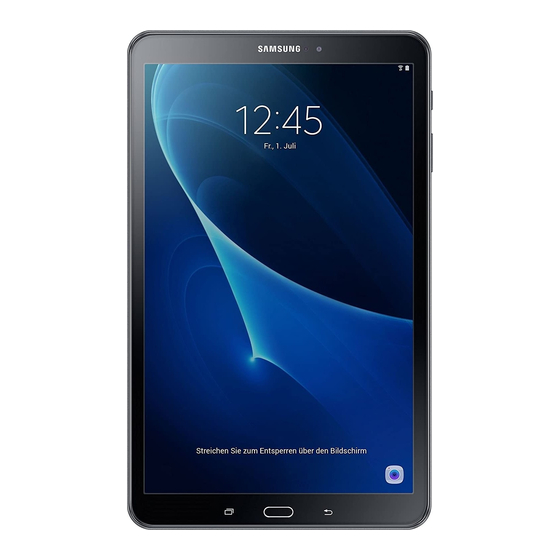 Samsung GALAXY TAB A6 10.1 32GO WIFI Mode D'emploi