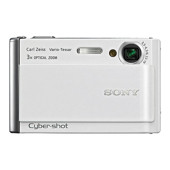 Sony Cyber-Shot DSC-T70 Mode D'emploi