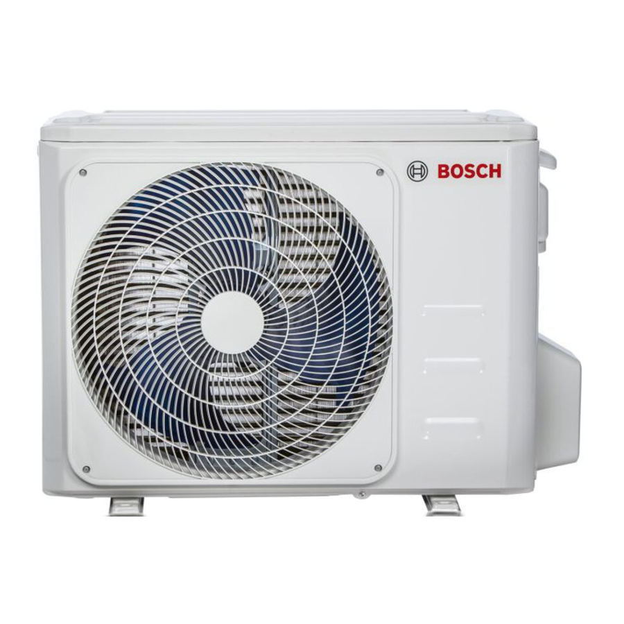 Bosch Climate 5000 MS14 OUE Notice D'installation