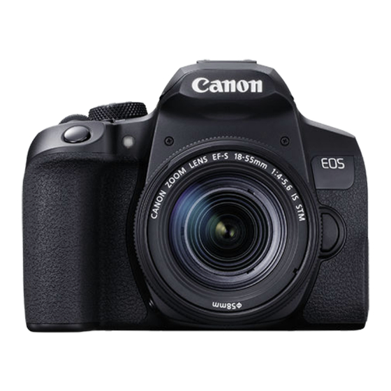 Canon EOS REBEL T8i Guide D'utilisation