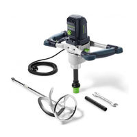 Festool MX 1600/2 E EF Notice D'utilisation D'origine