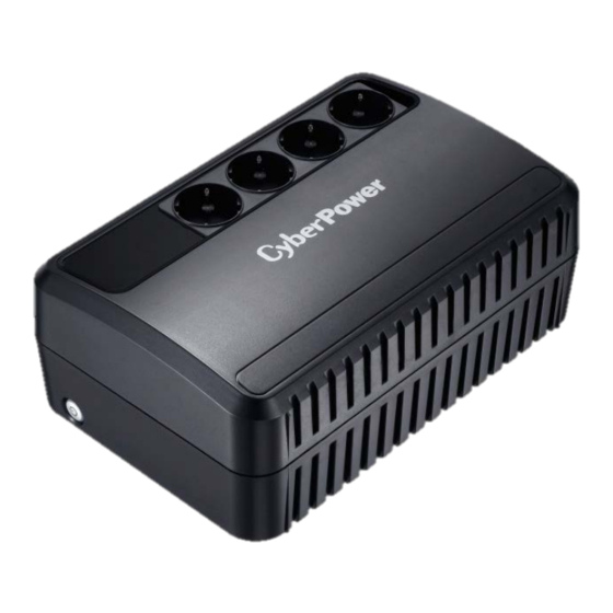 CyberPower BU600E Guide Rapide