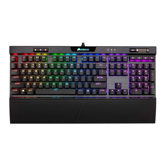 Corsair K70 RGB MK.2 Manuels