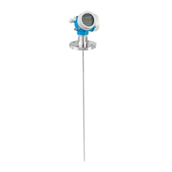 Endress+Hauser Levelflex FMP51 Instructions Condensées