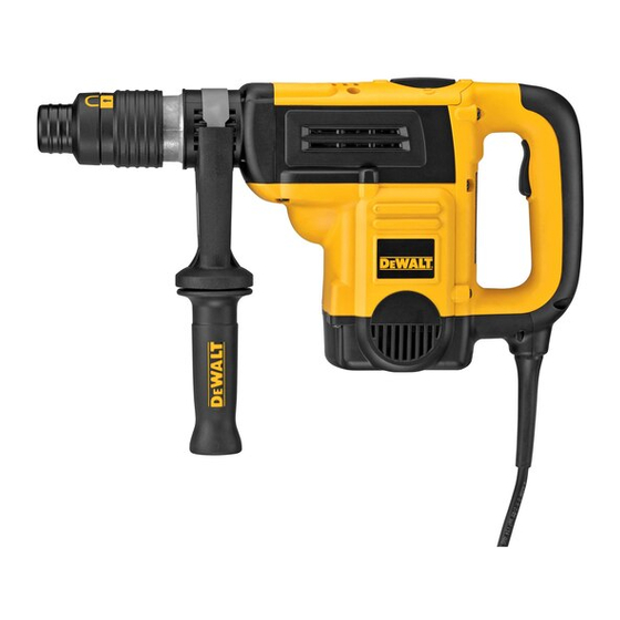 DeWalt D25501 Guide D'utilisation