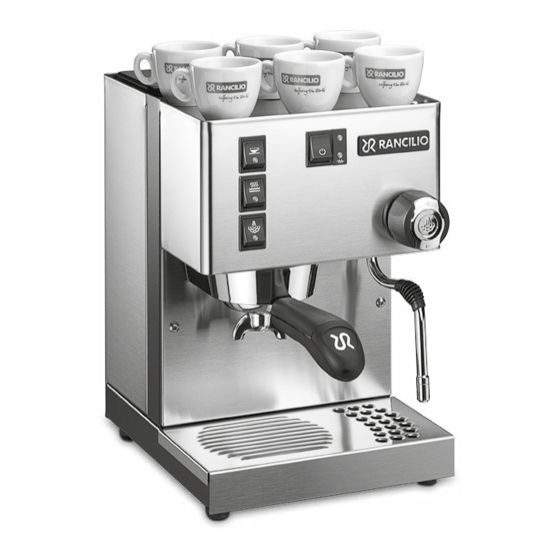 Rancilio Silvia M Mode D'emploi