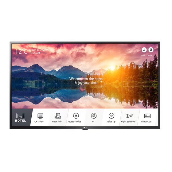 LG 43US662H Serie Manuel D'utilisation