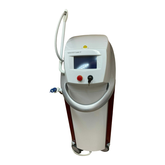 KaVo Dental KEY Laser 3+ 1343 Manuels