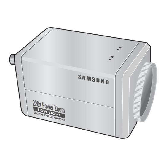 Samsung SCC-C4201 Guide D'utilisation