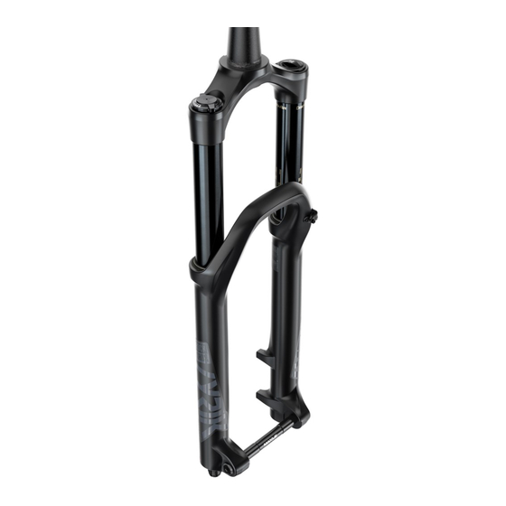 RockShox ZEB Manuel D'entretien