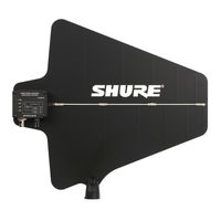 Shure UA874 Mode D'emploi