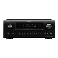 Denon AVR-3312CI Mise En Route