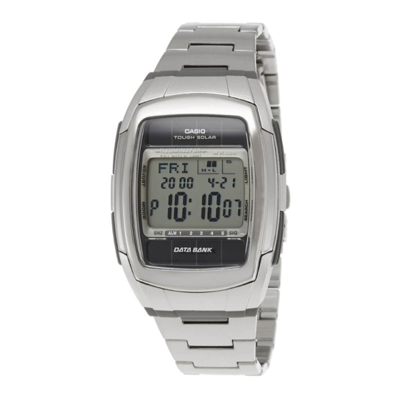 Casio 2568 Guide D'utilisation