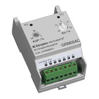 Dimplex GRM 05AC Instructions De Montage Et D'utilisation