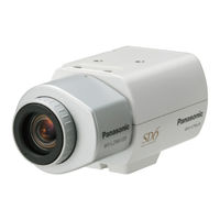 Panasonic WV-CP620 Guide Rapide