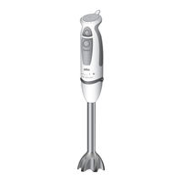 Braun Minipimer MR 6550 M FP-HC Mode D'emploi