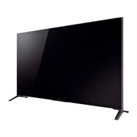 Sony BRAVIA KD-79X9005B Guide De Référence