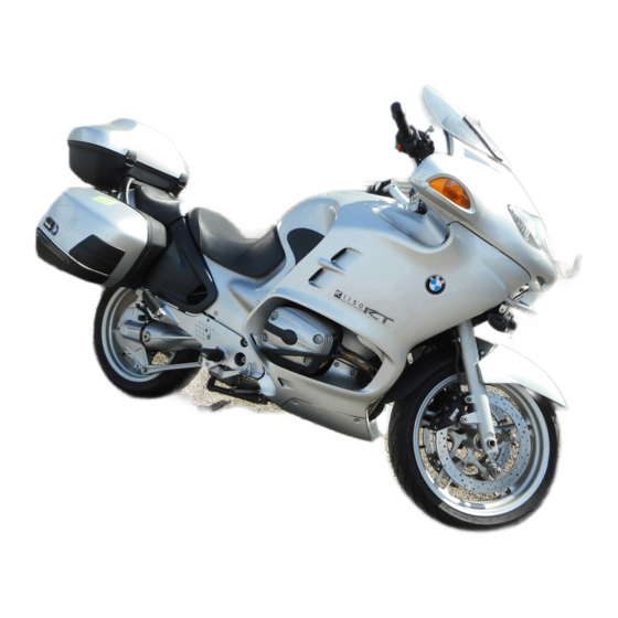 BMW R1150RT Mode D'emploi