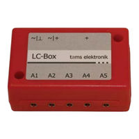 tams elektronik LC-Box 53-02247 Mode D'emploi