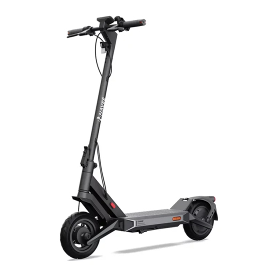 NAVEE S40-E Informations Importantes