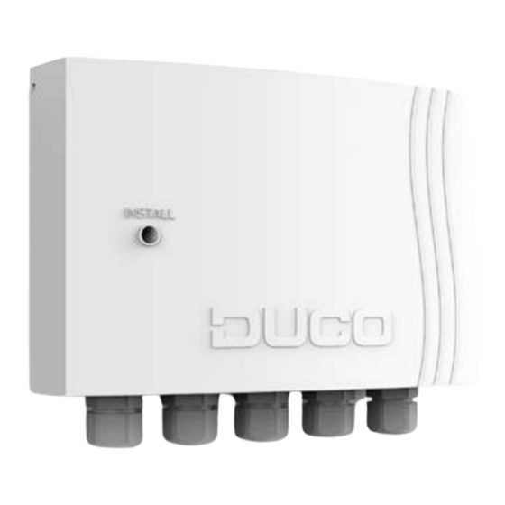 Duco DucoBox Eco Boiler Control Manuel D'installation