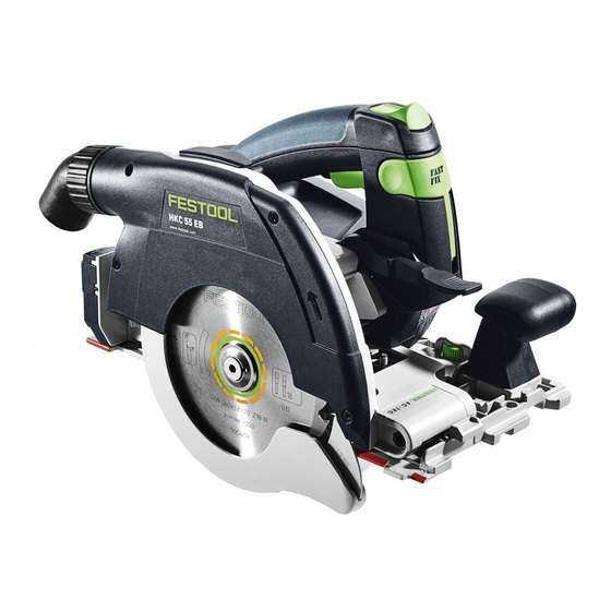 Festool HKC 55 EB Notice D'utilisation D'origine