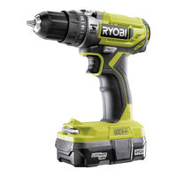 Ryobi R18PD2 Traduction Des Instructions Originales